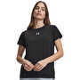 Under Armour Rival Cotton Wash Kadın Kısa Kollu T-Shirt Siyah