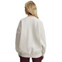 Under Armour Rival Fleece Oversize Varsity Crew Kadın Sweatshirt Beyaz
