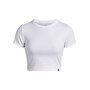 Under Armour Rival Rib Kadın Baby T-Shirt Beyaz