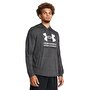 Under Armour Rival Terry Graphic Kapüşonlu Sweatshirt Gri